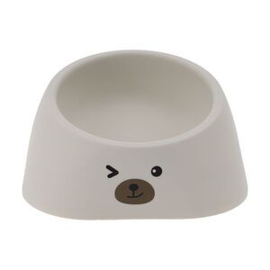 Non-Skid Puppy Bowl for Indoor and Outdoor Camping Gray